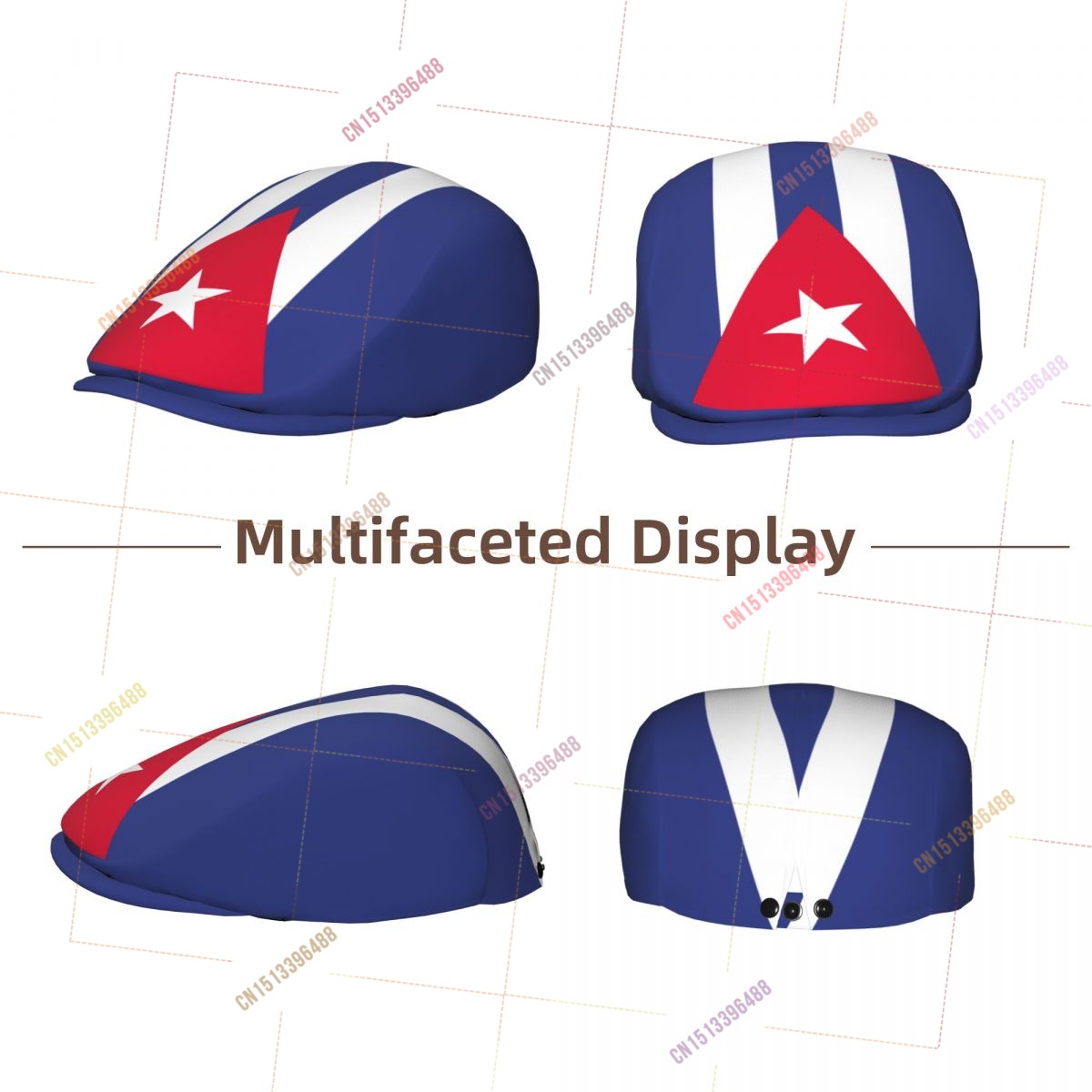 Cuba Flag Men Women Flat Ivy G - Newsboy Cap Ivy review and price
