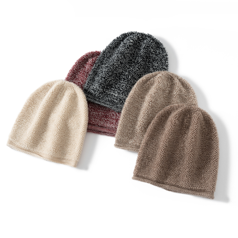 New Autumn Winter 100% Pure Ca - Beanie Cuffed Knit review and price