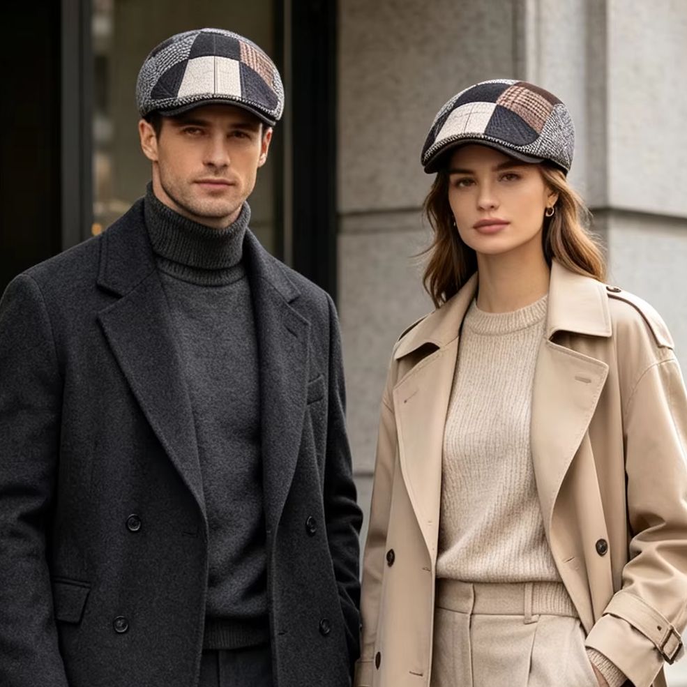 High-End Classic Men's Patchwo - Newsboy Cap Ivy review and price