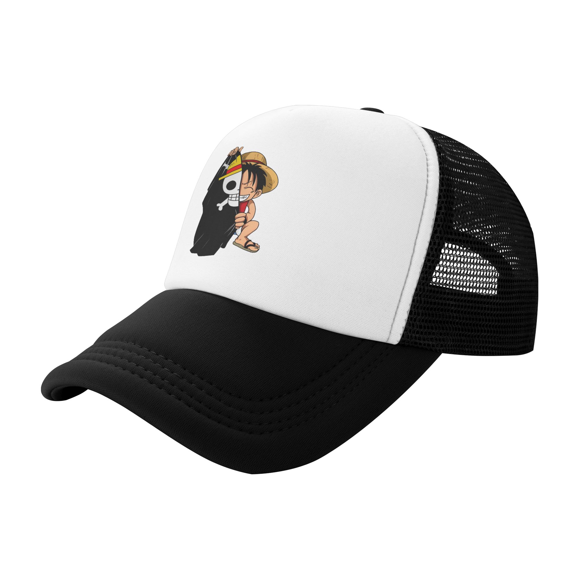 onepieces o-one-piece-e luffys - Trucker Cap Mesh review and price