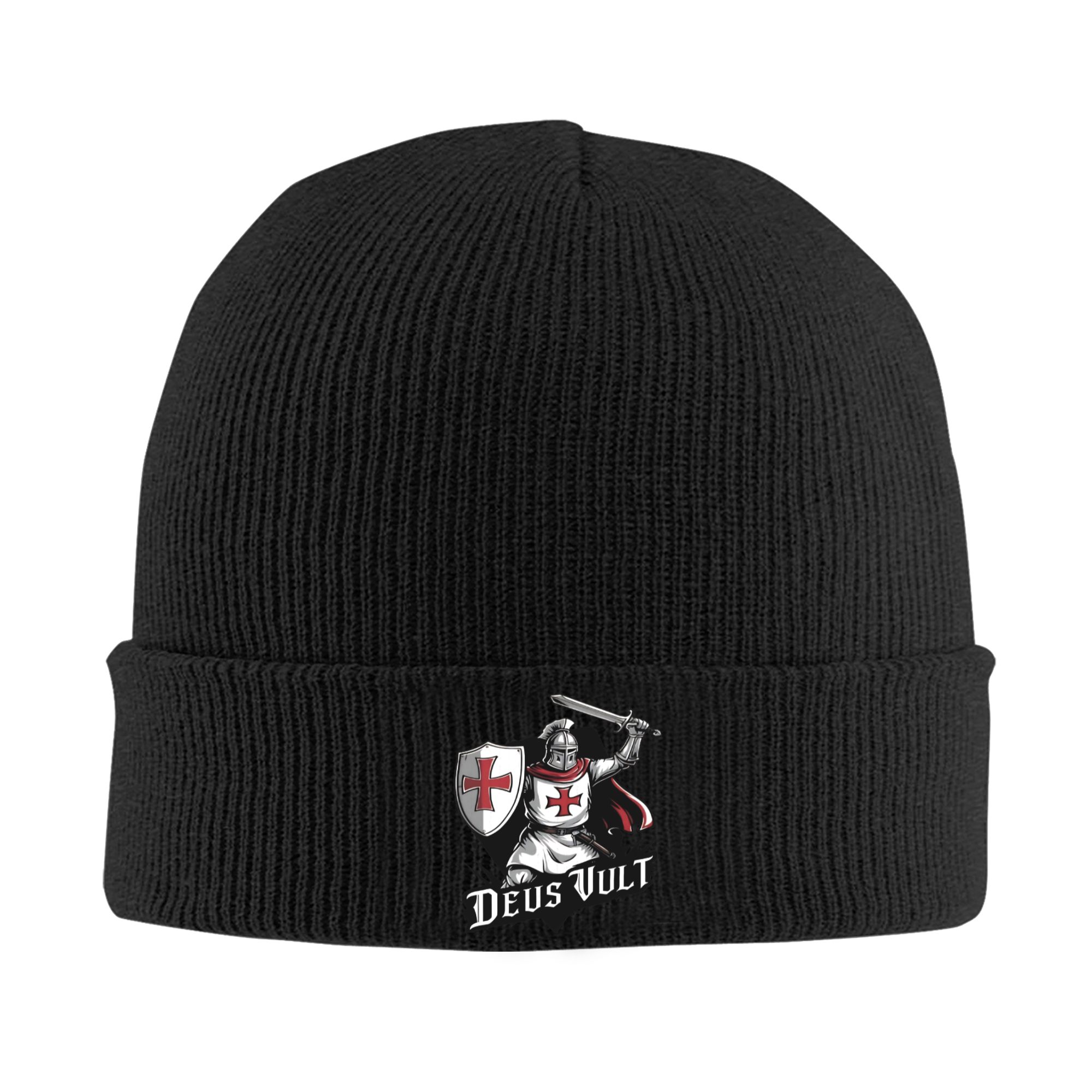 Deus Vult - The Templar Knight - Beanie Cuffed Knit review and price