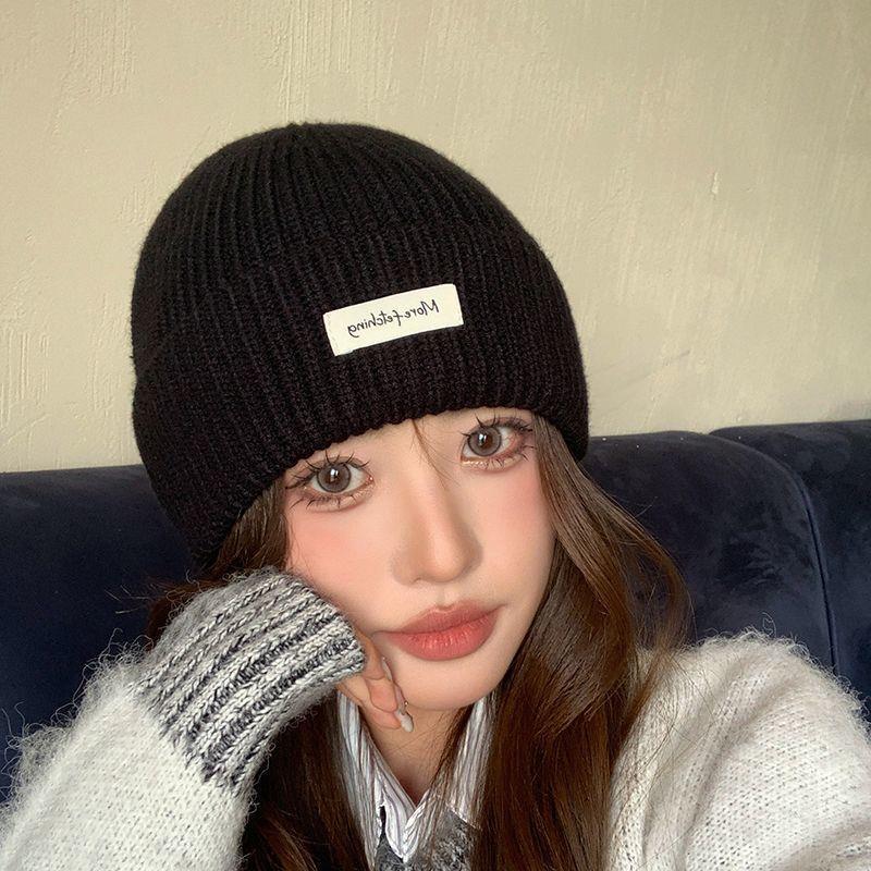 Winter Beanie Hat Label Patch  - Beanie Cuffed Knit review and price
